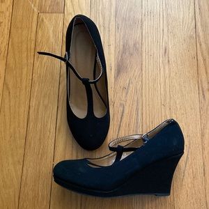 Wedge Mary Jane Heels